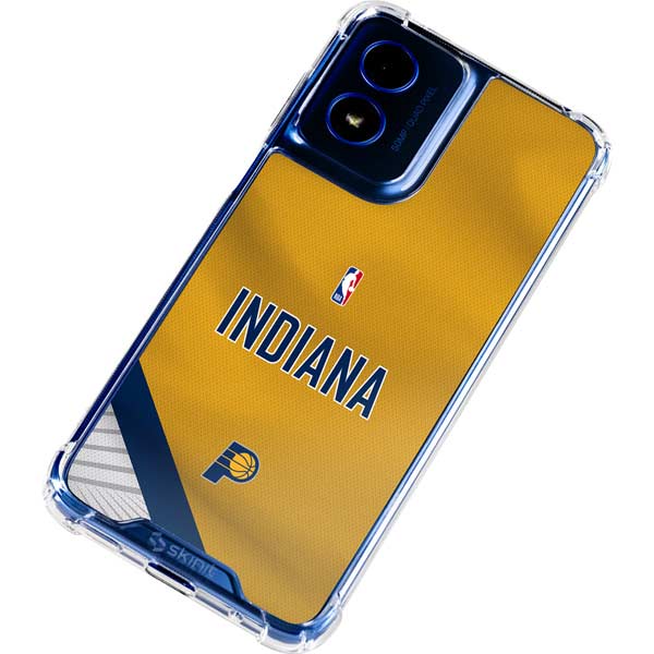 NBA Indiana Pacers Jersey Moto G Play 4G (2024) Clear Case