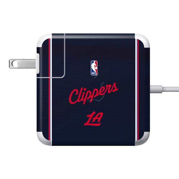 NBA LA Clippers Jersey 85W Power Adapter (15 and 17 inch MacBook Pro Charger) Skin
