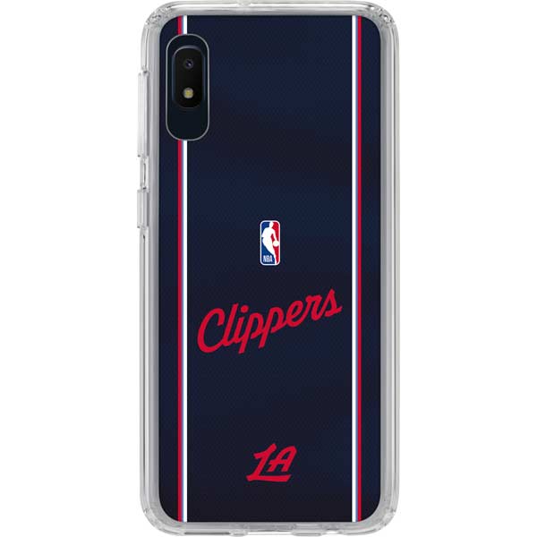 NBA LA Clippers Jersey Galaxy A10e Clear Case