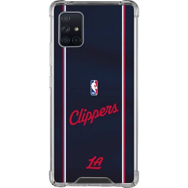 NBA LA Clippers Jersey Galaxy A51 5G Clear Case