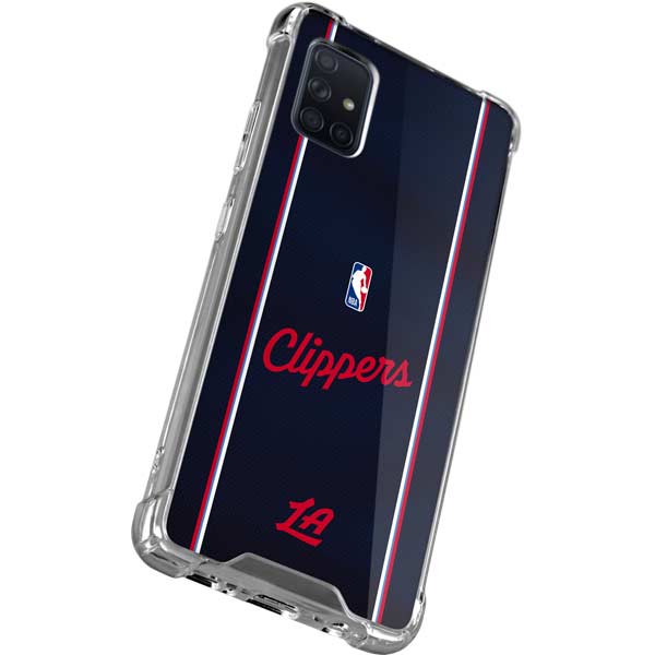 NBA LA Clippers Jersey Galaxy A71 5G Clear Case