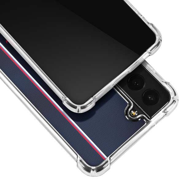 NBA LA Clippers Jersey Galaxy S21 FE Clear Case