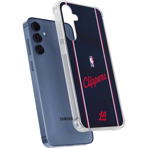 NBA LA Clippers Jersey Galaxy S24 Clear Case