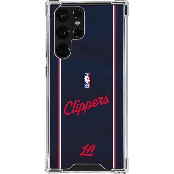 NBA LA Clippers Jersey Galaxy S24 Ultra Clear Case