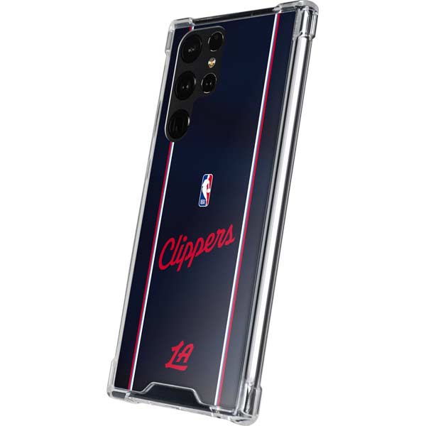 NBA LA Clippers Jersey Galaxy S24 Ultra Clear Case