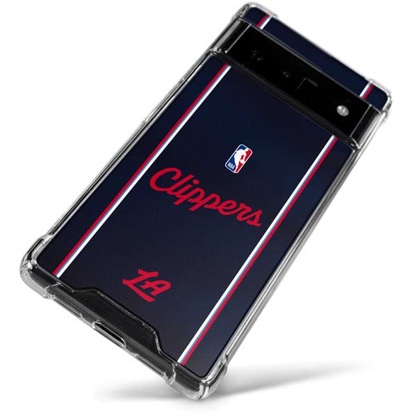 NBA LA Clippers Jersey Google Pixel 6 Clear Case
