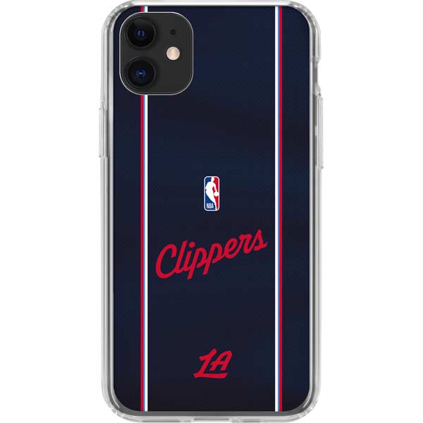 NBA LA Clippers Jersey iPhone 11 Clear Case