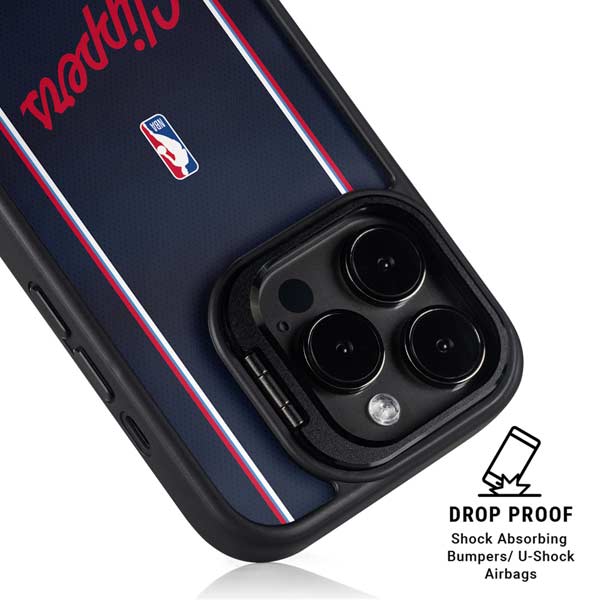 NBA LA Clippers Jersey iPhone 14 Pro Kickstand Case