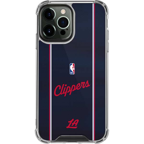 NBA LA Clippers Jersey iPhone 14 Pro Max Clear Case