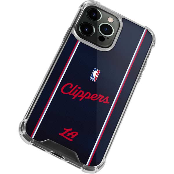 NBA LA Clippers Jersey iPhone 14 Pro Max Clear Case