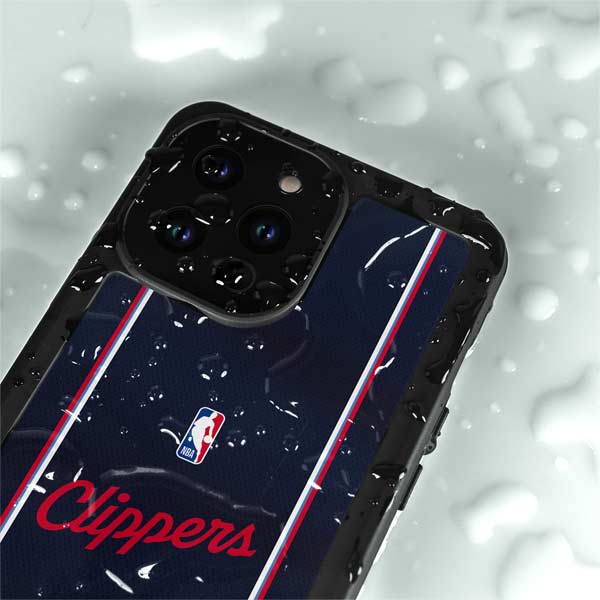 NBA LA Clippers Jersey iPhone 14 Pro Max Waterproof Case