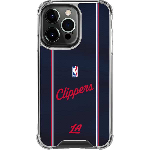 NBA LA Clippers Jersey iPhone 15 Pro Max Clear Case