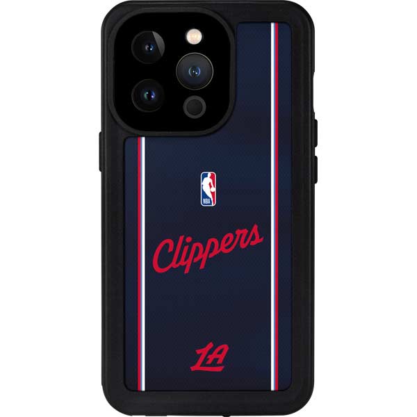 NBA LA Clippers Jersey iPhone 15 Pro Waterproof Case