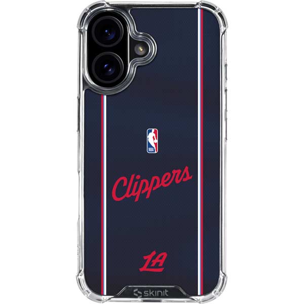 NBA LA Clippers Jersey iPhone 16 Clear Case