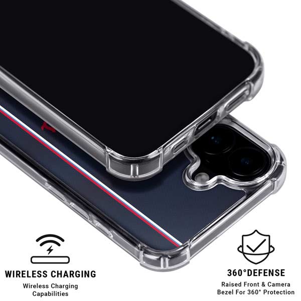 NBA LA Clippers Jersey iPhone 16 Plus Clear Case