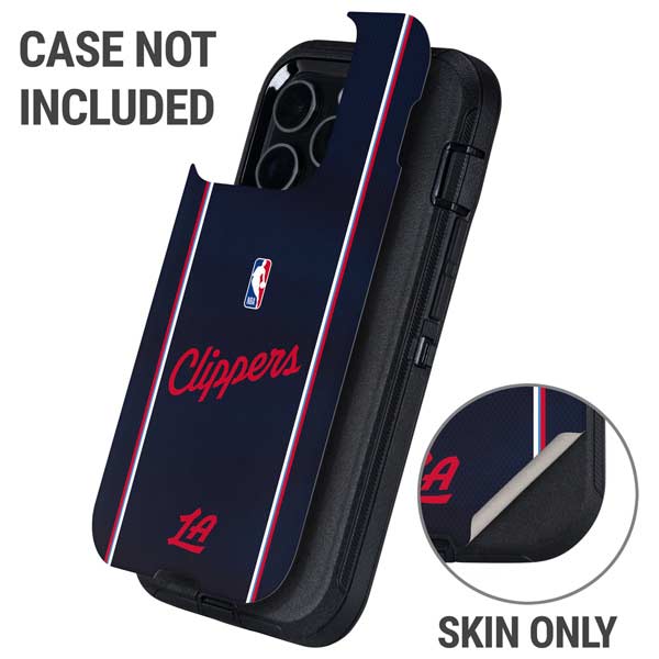 NBA LA Clippers Jersey Otterbox Defender iPhone Skin
