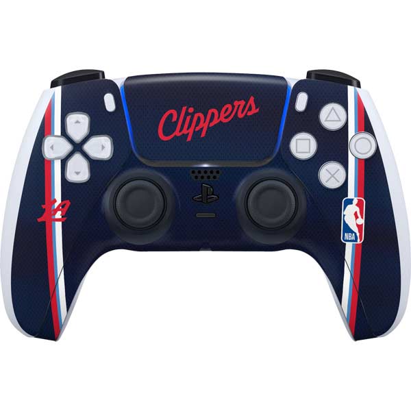 NBA LA Clippers Jersey PS5 Controller Skin