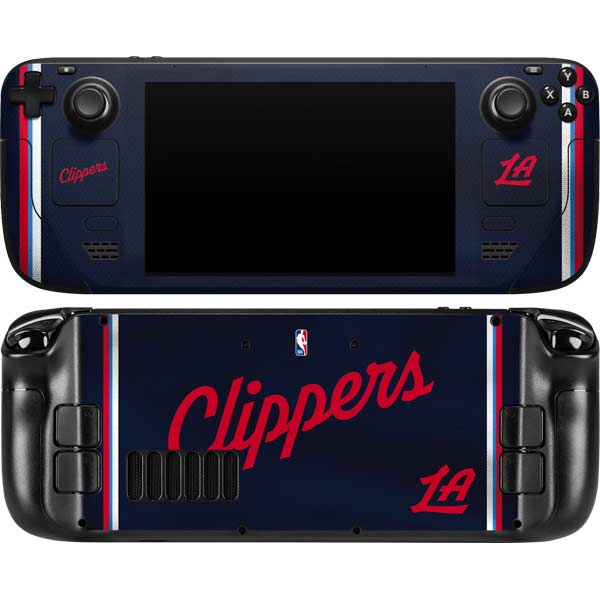 NBA LA Clippers Jersey Steam Deck Handheld Gaming Computer Skin
