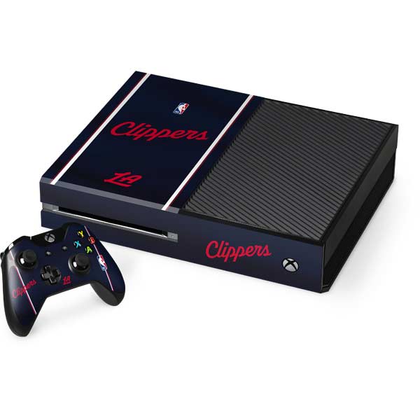NBA LA Clippers Jersey Xbox One Console and Controller Bundle Skin