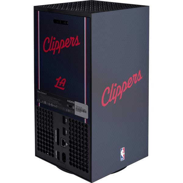 NBA LA Clippers Jersey Xbox Series X Console Skin