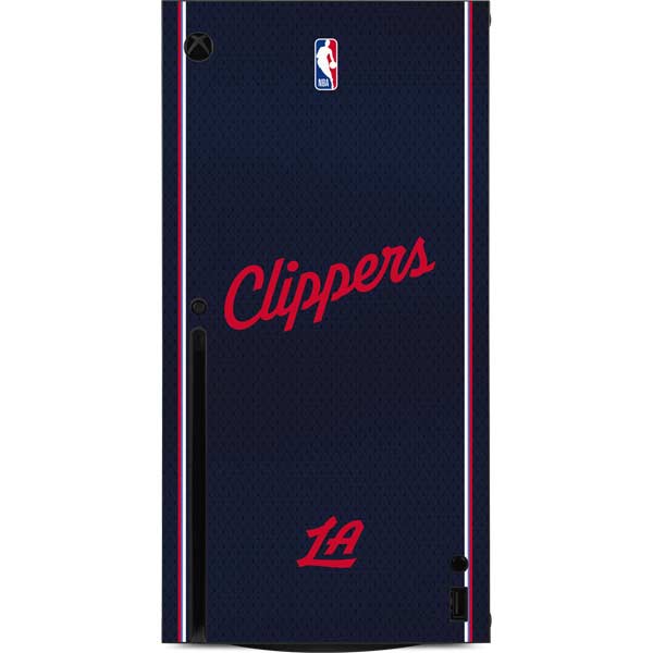 NBA LA Clippers Jersey Xbox Series X Console Skin