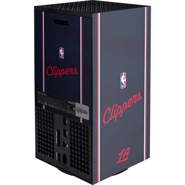 NBA LA Clippers Jersey XBox Series X Digital Edition Console Skin