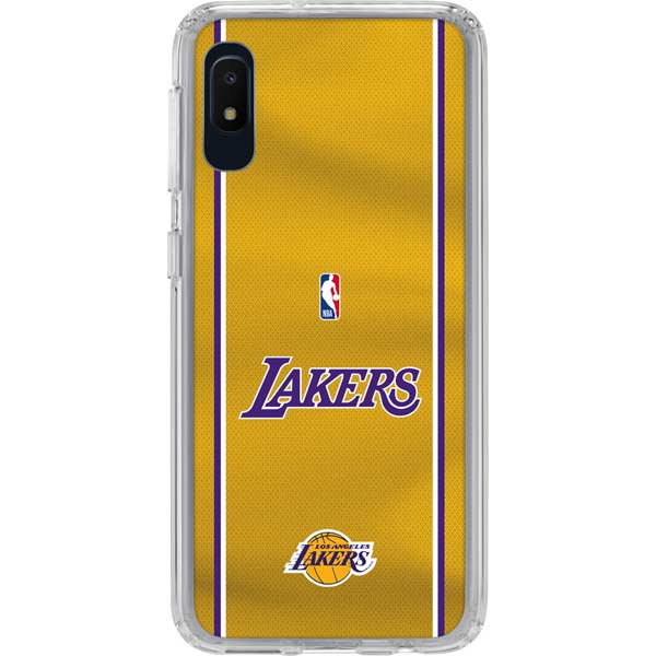 NBA Los Angeles Lakers Jersey Galaxy A10e Clear Case