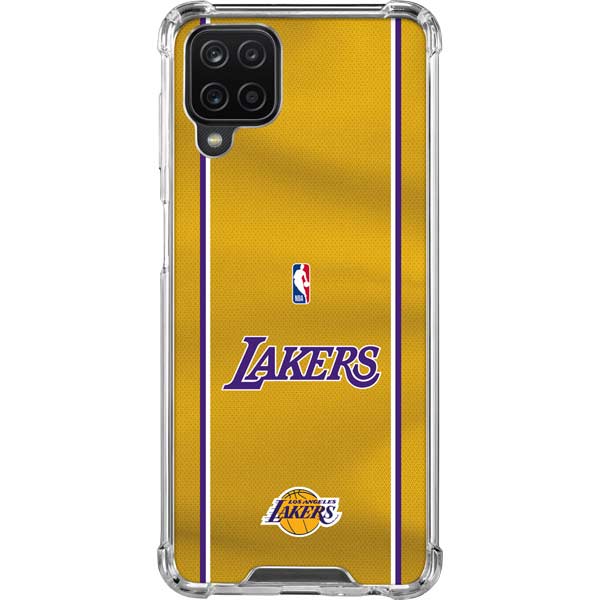 NBA Los Angeles Lakers Jersey Galaxy A12 Clear Case