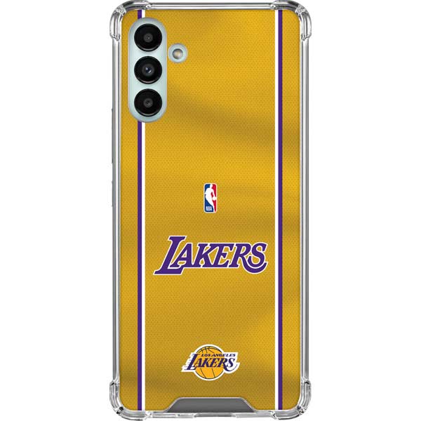 NBA Los Angeles Lakers Jersey Galaxy A13 5G Clear Case