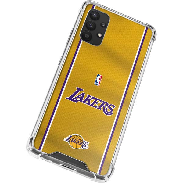 NBA Los Angeles Lakers Jersey Galaxy A32 5G Clear Case