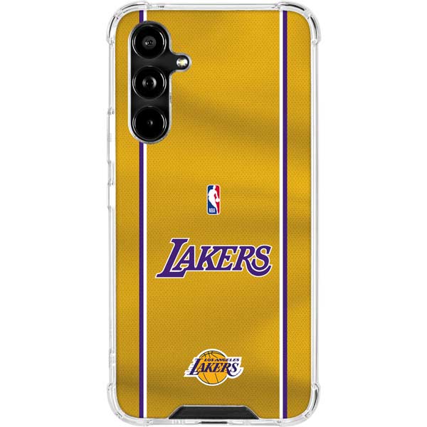 NBA Los Angeles Lakers Jersey Galaxy A54 5G Clear Case