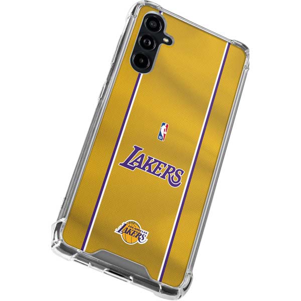 NBA Los Angeles Lakers Jersey Galaxy A54 5G Clear Case