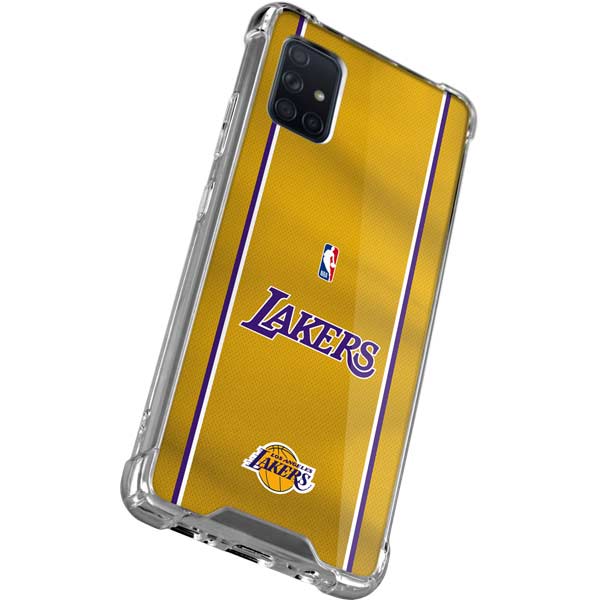 NBA Los Angeles Lakers Jersey Galaxy A71 5G Clear Case