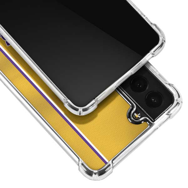 NBA Los Angeles Lakers Jersey Galaxy S21 FE Clear Case