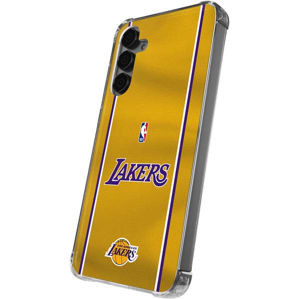 NBA Los Angeles Lakers Jersey Galaxy S24 Plus Clear Case