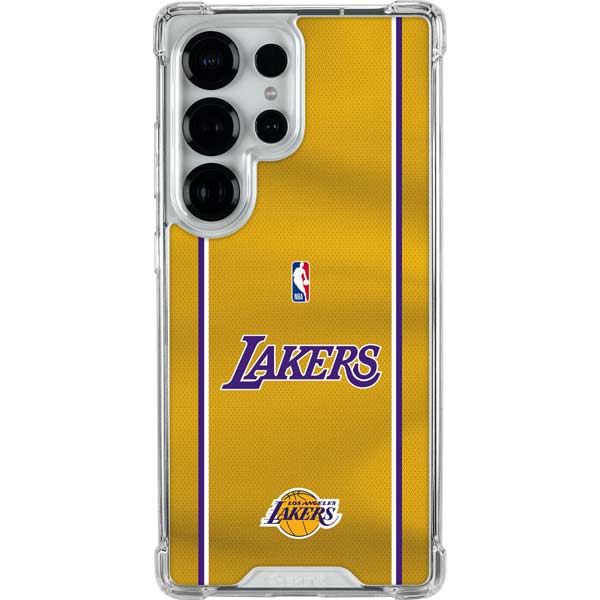 NBA Los Angeles Lakers Jersey Galaxy S25 Ultra Clear Case