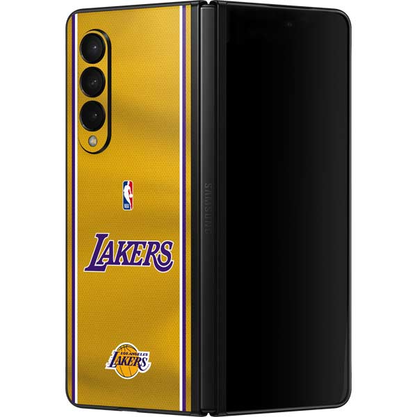 NBA Los Angeles Lakers Jersey Galaxy Z Fold3 5G Skin