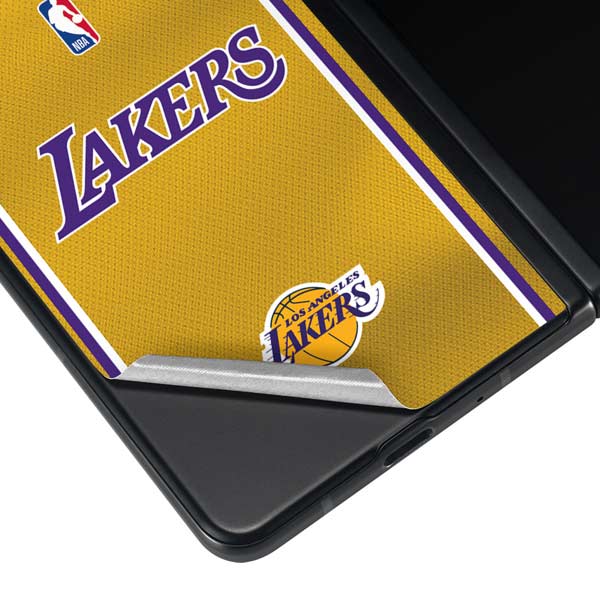 NBA Los Angeles Lakers Jersey Galaxy Z Fold3 5G Skin