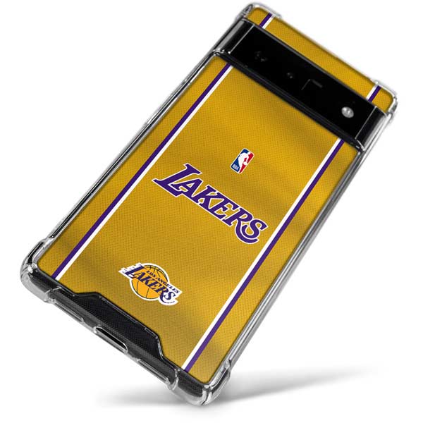 NBA Los Angeles Lakers Jersey Google Pixel 6 Clear Case