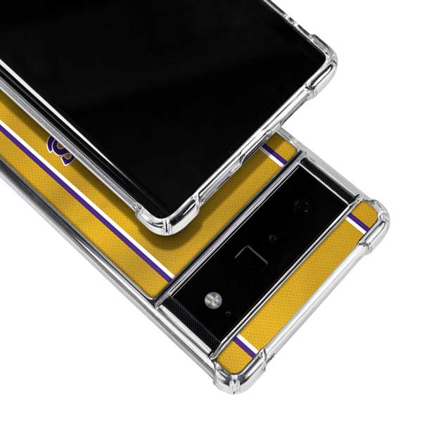 NBA Los Angeles Lakers Jersey Google Pixel 6 Clear Case