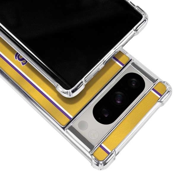 NBA Los Angeles Lakers Jersey Google Pixel 8 Pro Clear Case