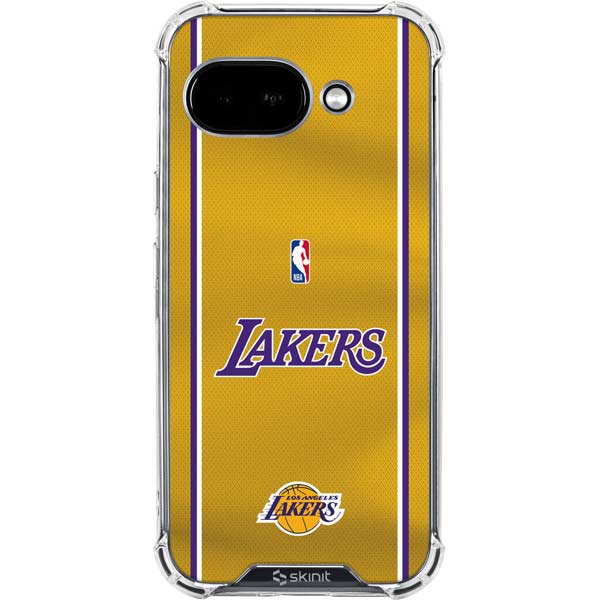 NBA Los Angeles Lakers Jersey Google Pixel 9a Clear Case