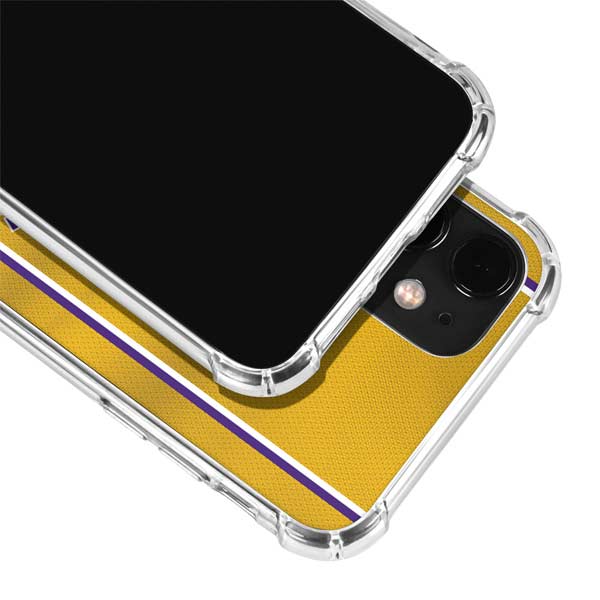 NBA Los Angeles Lakers Jersey iPhone 12 Clear Case