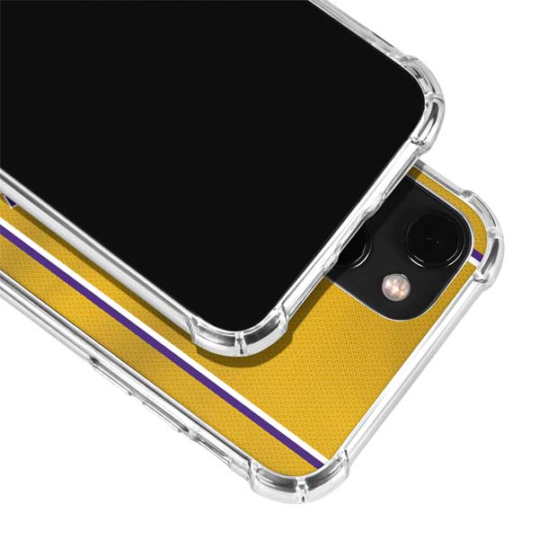 NBA Los Angeles Lakers Jersey iPhone 13 Clear Case