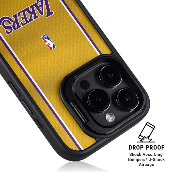 NBA Los Angeles Lakers Jersey iPhone 14 Pro Kickstand Case