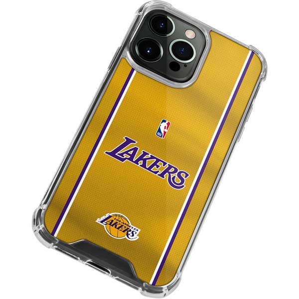 NBA Los Angeles Lakers Jersey iPhone 14 Pro Max Clear Case