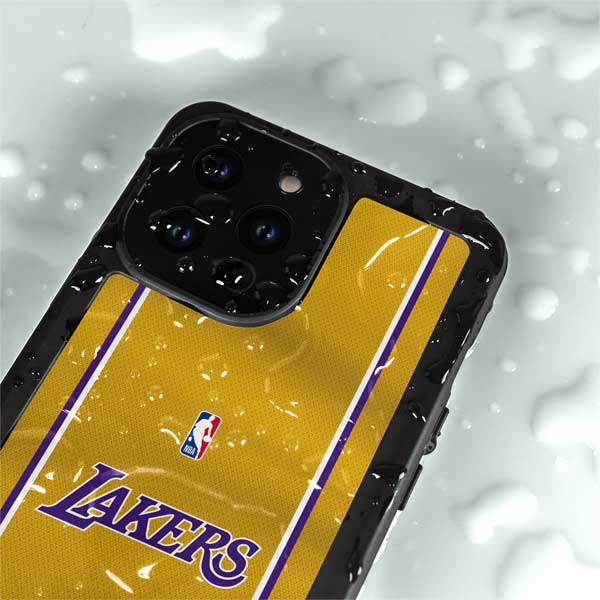 NBA Los Angeles Lakers Jersey iPhone 14 Pro Waterproof Case