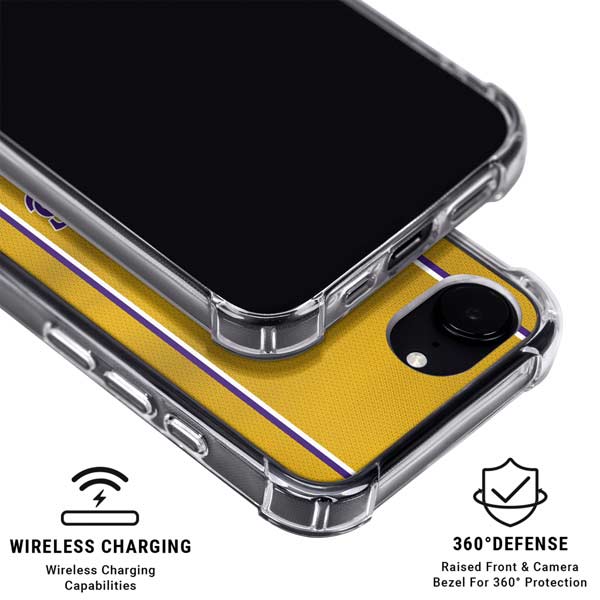 NBA Los Angeles Lakers Jersey iPhone 16e MagSafe Case