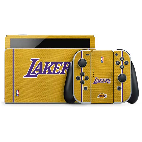 NBA Los Angeles Lakers Jersey Nintendo Switch OLED (2021) Skin