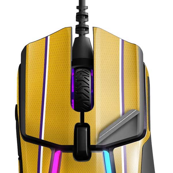NBA Los Angeles Lakers Jersey SteelSeries Rival 600 Gaming Mouse Skin